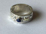 Anneke - meerlaagse ring met goud en steen