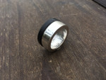 Anneke : eigen ontwerp zilver met leer