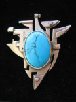 zilver met turkoois