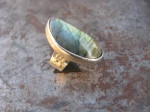 zilver en goud. Labradoriet