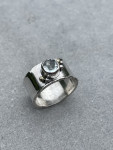 Ellen, ring met aquamarijn, eigen werk 